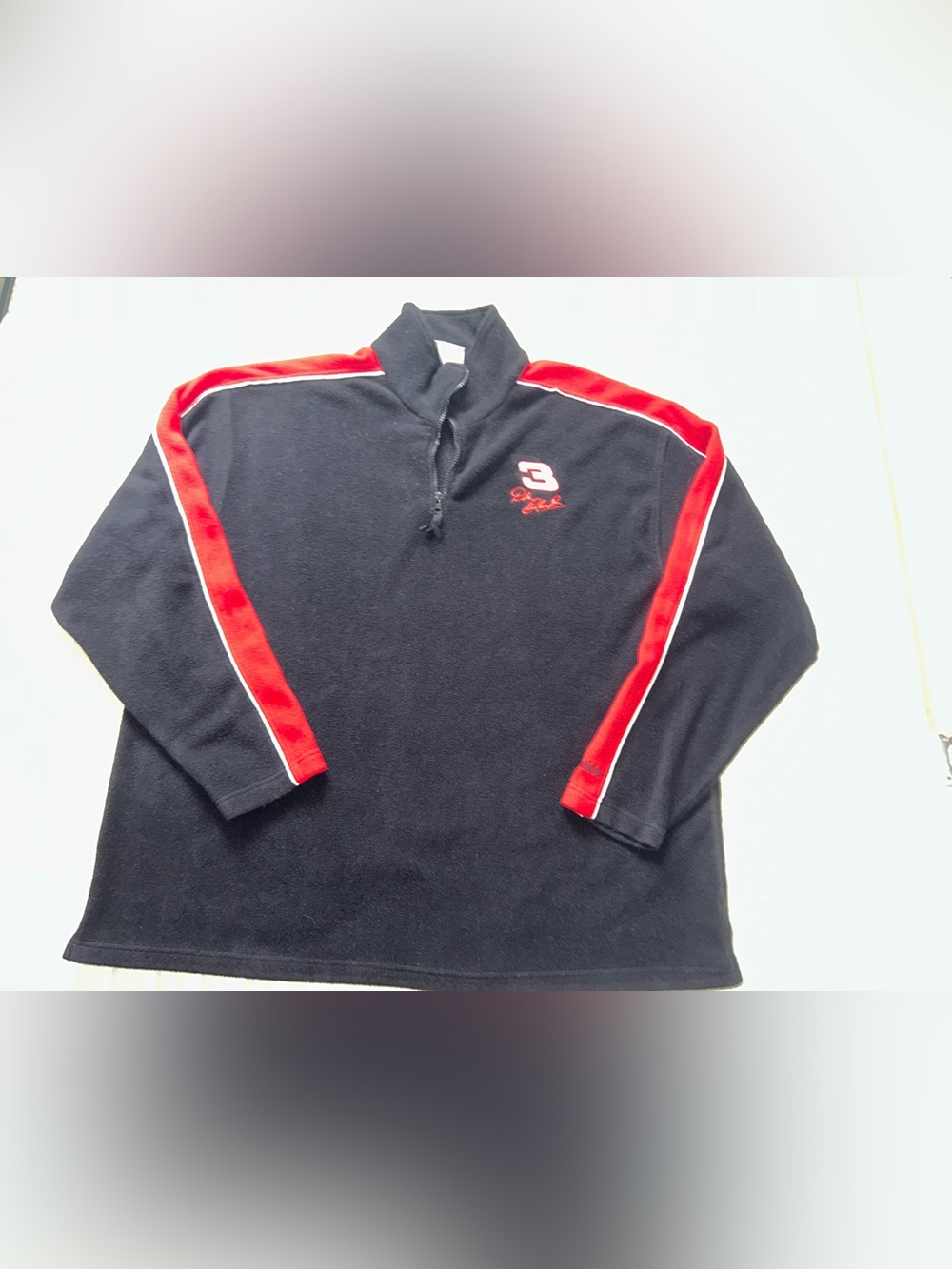Dale Earnhardt 3 The Intimidator Mens XL Fleece 1/4 zip pullover Winner’s Circle
